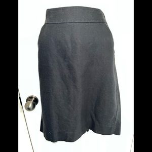 #49-Jcrew black pencil skirt size -12